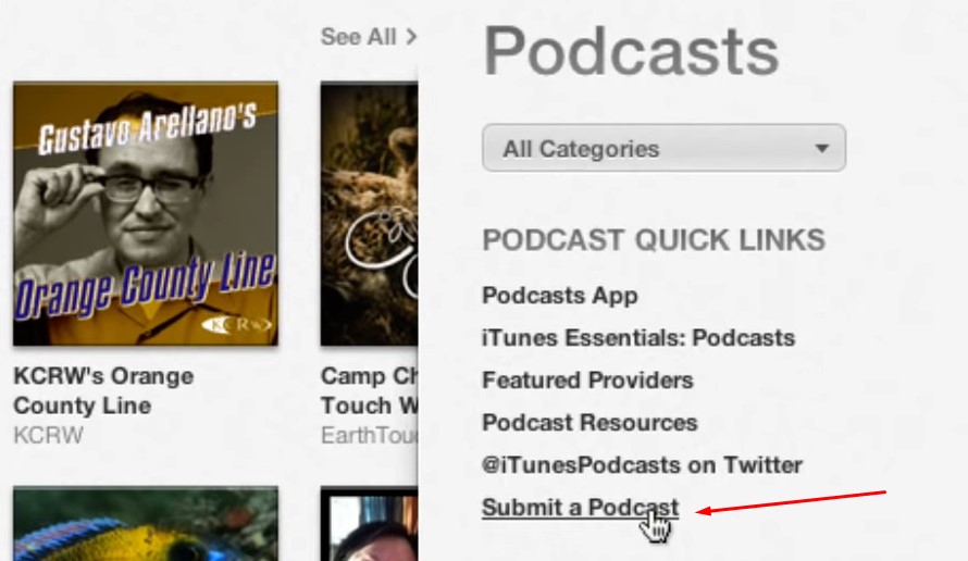 Apple iTune Software Publish your Podcast